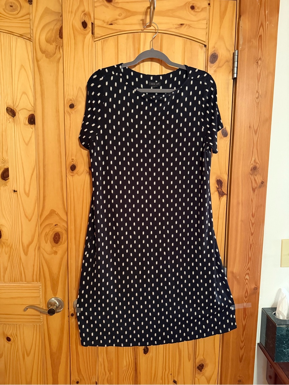 J Jill Wearever short black dress